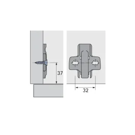 EMBASE CRUCIFORME A VISS ER – HETTICH – 9 071 575