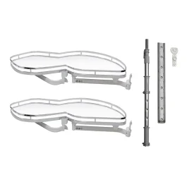 KIT LE MANS II DROIT BL.STYLE 600MM SANS AMORT – KESSEBOHMER – FA0341331271112