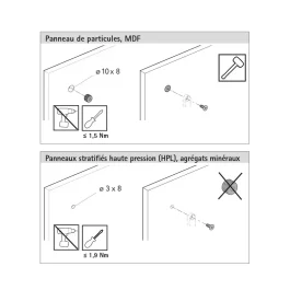 RACCORD POUR FACADE A PARTIR DE 10MM – HETTICH QUINCAILLERIE D’AMEUBLEMENT ET D’AGENCEMENT – HETTICH – 9 268 149