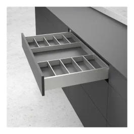 ORGATRAY 630 270X500MM ANTHRACITE – HETTICH QUINCAILLERIE D’AMEUBLEMENT ET D’AGENCEMENT – HETTICH – 9 278 319