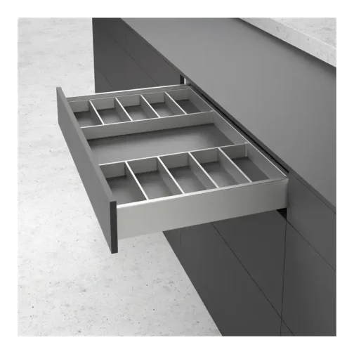 ORGATRAY 630 270X500MM ANTHRACITE - HETTICH QUINCAILLERIE D'AMEUBLEMENT ET D'AGENCEMENT - HETTICH - 9 278 319