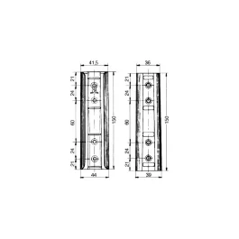 GLISSIERE DE DOSSERET DE LIT – SERFA – 14430001