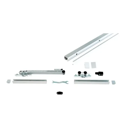 KIT RAIL COULISS CUBE ALU 40KG GRIS ANO AV/AMORT - ARGENTA - AG0.330.200.20