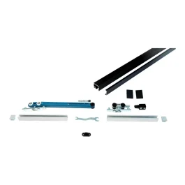 KIT RAIL COULISS CUBE ALU 80KG NOIR AV/1 AMORT – ARGENTA – FA2021811119113