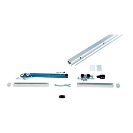 KIT RAIL COULISS CUBE ALU 80KG GRIS ANO AV/AMORT – ARGENTA – AK0.330.200.20