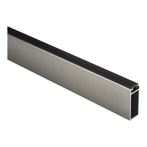 TUBE PENDERIE RECT ALU LG.2000MM ASP.INOX BR - ITAR QUINCAILLERIE D'AMEUBLEMENT ET D'AGENCEMENT - ITAR - 122156