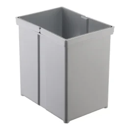 SEAU POUBELLE AVEC DB POIGNEE 17L PLASTIQUE GRIS – WESCO QUINCAILLERIE D’AMEUBLEMENT ET D’AGENCEMENT – WESCO – 8010193