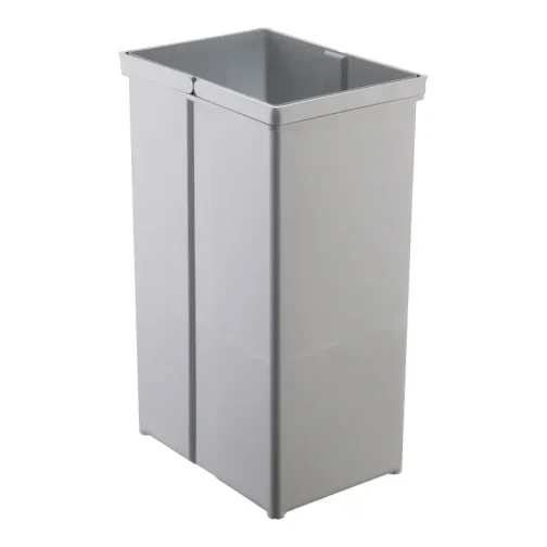 SEAU POUBELLE AVEC DB POIGNEE 29L PLASTIQUE GRIS - WESCO QUINCAILLERIE D'AMEUBLEMENT ET D'AGENCEMENT - WESCO - 8011494