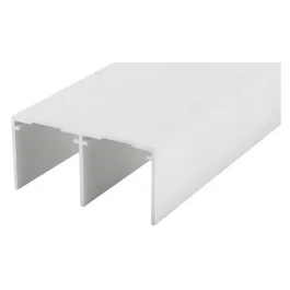 RAIL HAUT 96 PVC BLANC 2.60ML(AES)PANNEAU 16MM – SEED QUINCAILLERIE D’AMEUBLEMENT ET D’AGENCEMENT – SEED – RH96PVCBL 2.60