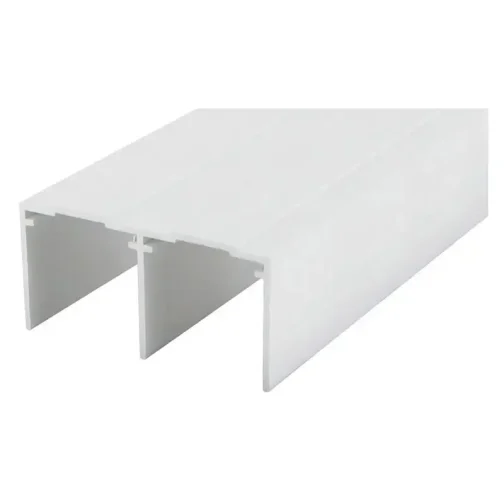 RAIL HAUT 96 PVC BLANC 2.60ML(AES)PANNEAU 16MM - SEED QUINCAILLERIE D'AMEUBLEMENT ET D'AGENCEMENT - SEED - RH96PVCBL 2.60