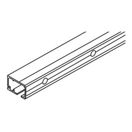 RAIL ROUL.PORTA 60/100 HC ALU ANOD L.2500MM – HAWA QUINCAILLERIE D’AMEUBLEMENT ET D’AGENCEMENT – HAWA – 057.3112.250