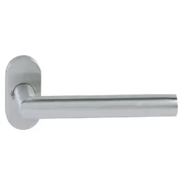 PAIRE DE BEQUILLES CHARLESTON INOX SUR ROSACE OVALE – GENERIQUE QUINCAILLERIE DE BATIMENT – GENERIQUE – SP4001