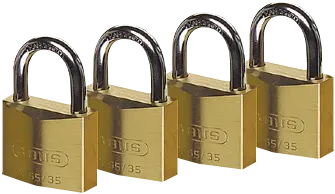 CADENAS A CLE LAITON TRADITIONNEL SERIE 65 35MM S’ENTROUVRANT N.6351 – ABUS – 65/35 KA 6351