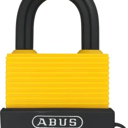 CADENAS A CLE ALUMINIUM ETANCHE 70AL45 JAUNE – ABUS – 70AL/45 JAUNE