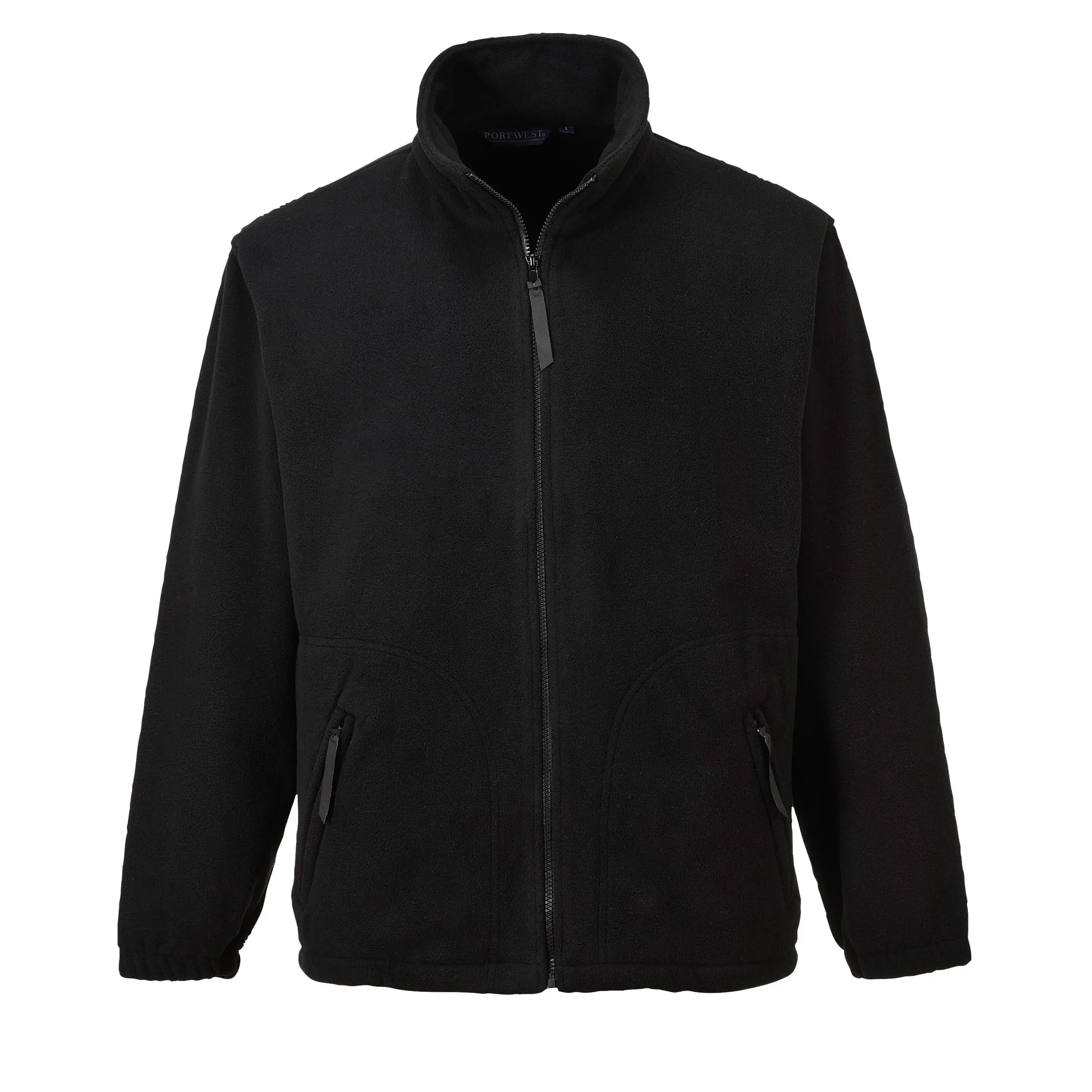 BLOUSON POLAIRE NOIR F400 3XL – PORTWEST FRANCE – F400BKRXXXL