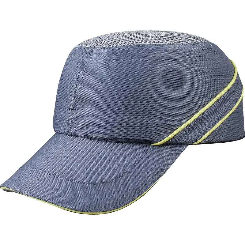 CASQUETTE ANTI-HEURT TYPE BASE-BALL AIR COLTAN GRIS-JAUNE VISIERE 7 CM – DELTA PLUS PRO – COLTAAIGR