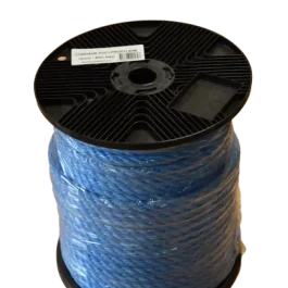 CORDAGE POLYPROPYLENE BLEU 12MMX65M (BOBINE) – CORDERIES TOURNONAISES – C1GE0339CT