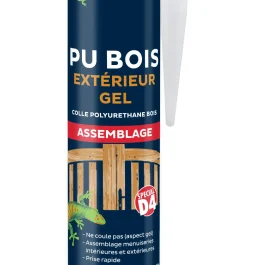 COLLE A BOIS PU BOIS EXTERIEUR GEL 310 ML – BOSTIK – 30617005 (vendu par 12)