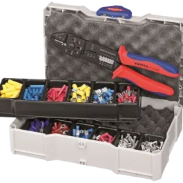 ASSORTIMENT DE COSSE AVEC PINCE A SERTIR 97 22 240 – KNIPEX – 97 90 25