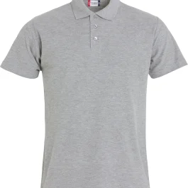 BASIC POLO GREY MELANGE S – CLIQUE – 028230-95-4