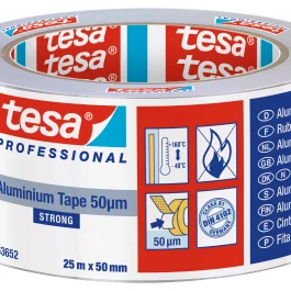 ADHESIF ALUMINIUM 63652 25 M X 50 MM – TESA – 63652-00001-01 (vendu par 6)