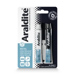 COLLE EPOXY ARALDITE METAL 2X15ML – ARALDITE – 33501011 (vendu par 6)