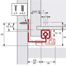 QUADRO 25 SFP/550 EB20 SET (AES 30092024) – HETTICH – 9 280 127