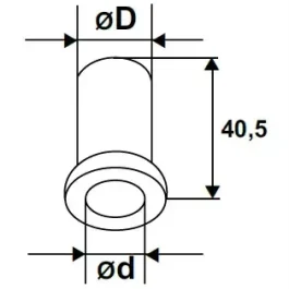 DOUILLE DE REDUCTION COMPOSITE – TORBEL INDUSTRIE – 5115029 (vendu par 10)