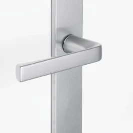 ENSEMBLE KAZA ENTRAXE 165MM BEC DE CANE ARGENT – VACHETTE – ASSA ABLOY AUBE ANJOU S.A. – 204119