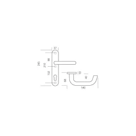 ENS/PLQ KRONOS 1300 8/92 CLE I ALU 9016 – DIECKMANN – 1300/0035 F12